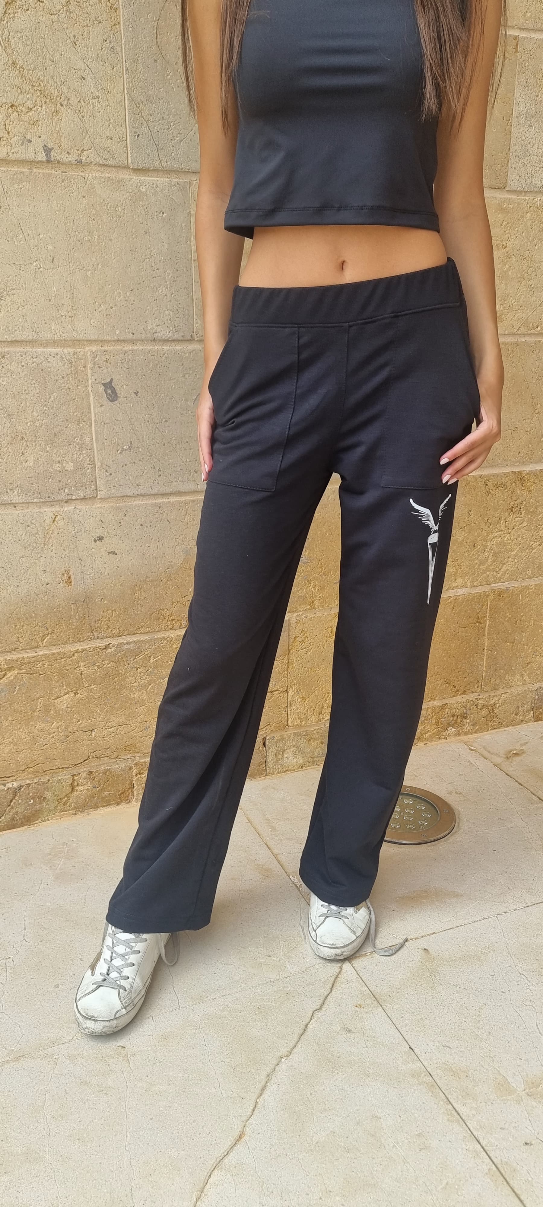 LADIES Sweatpants straight cut -TOV101