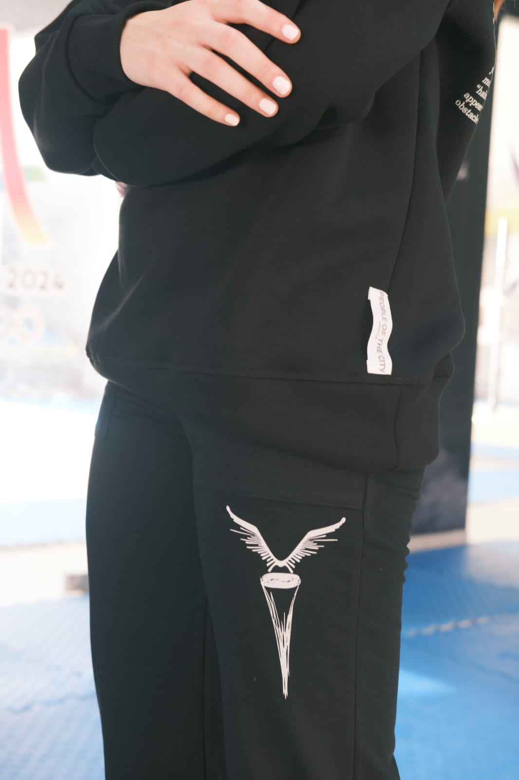 LADIES Sweatpants straight cut -TOV101